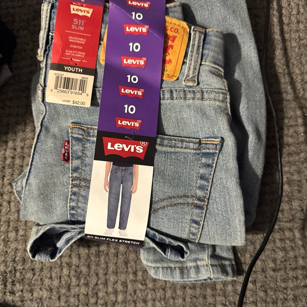 Levi's Classic Blue Denim Jeans